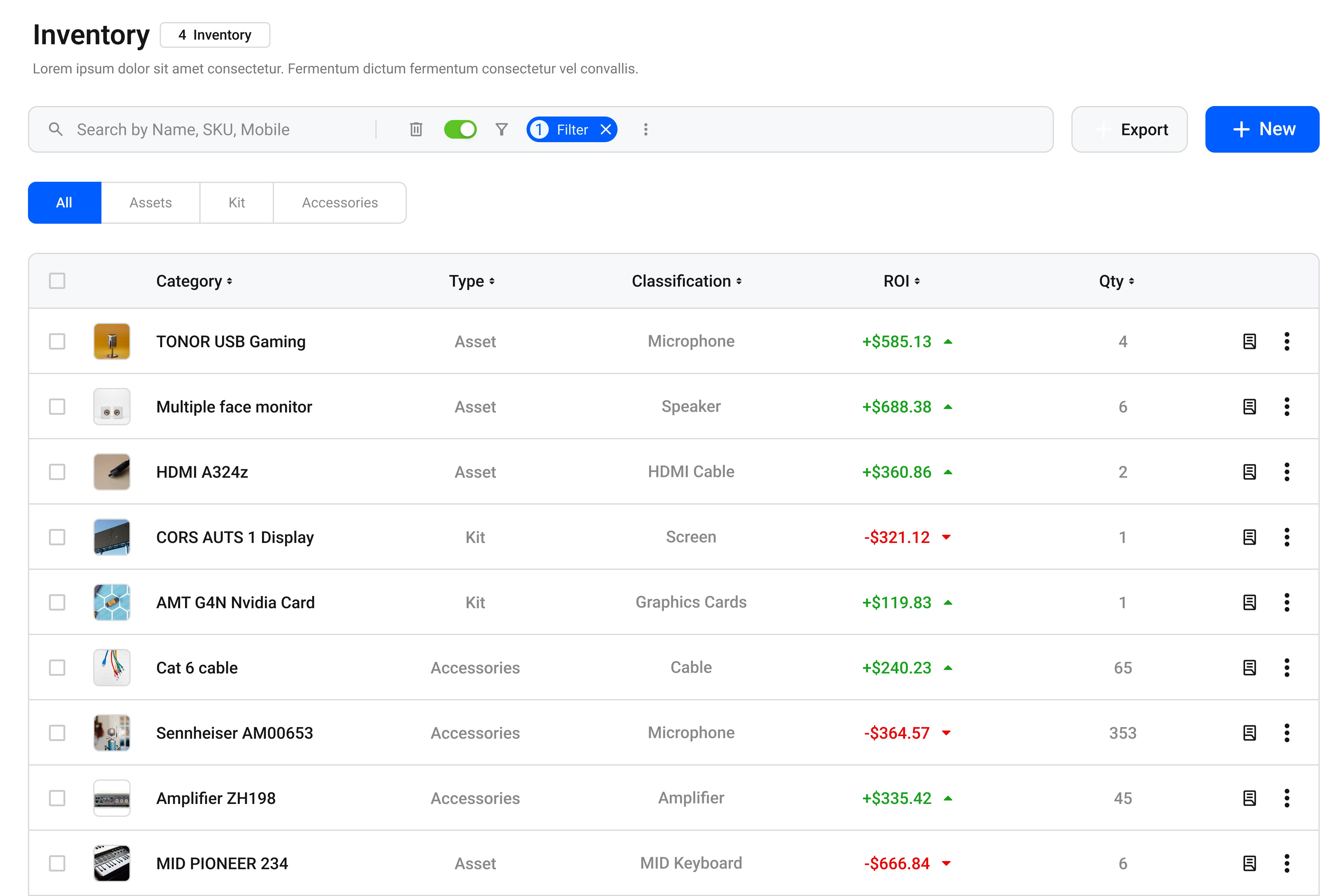 BatterOps inventory availability check with shortages and allocations